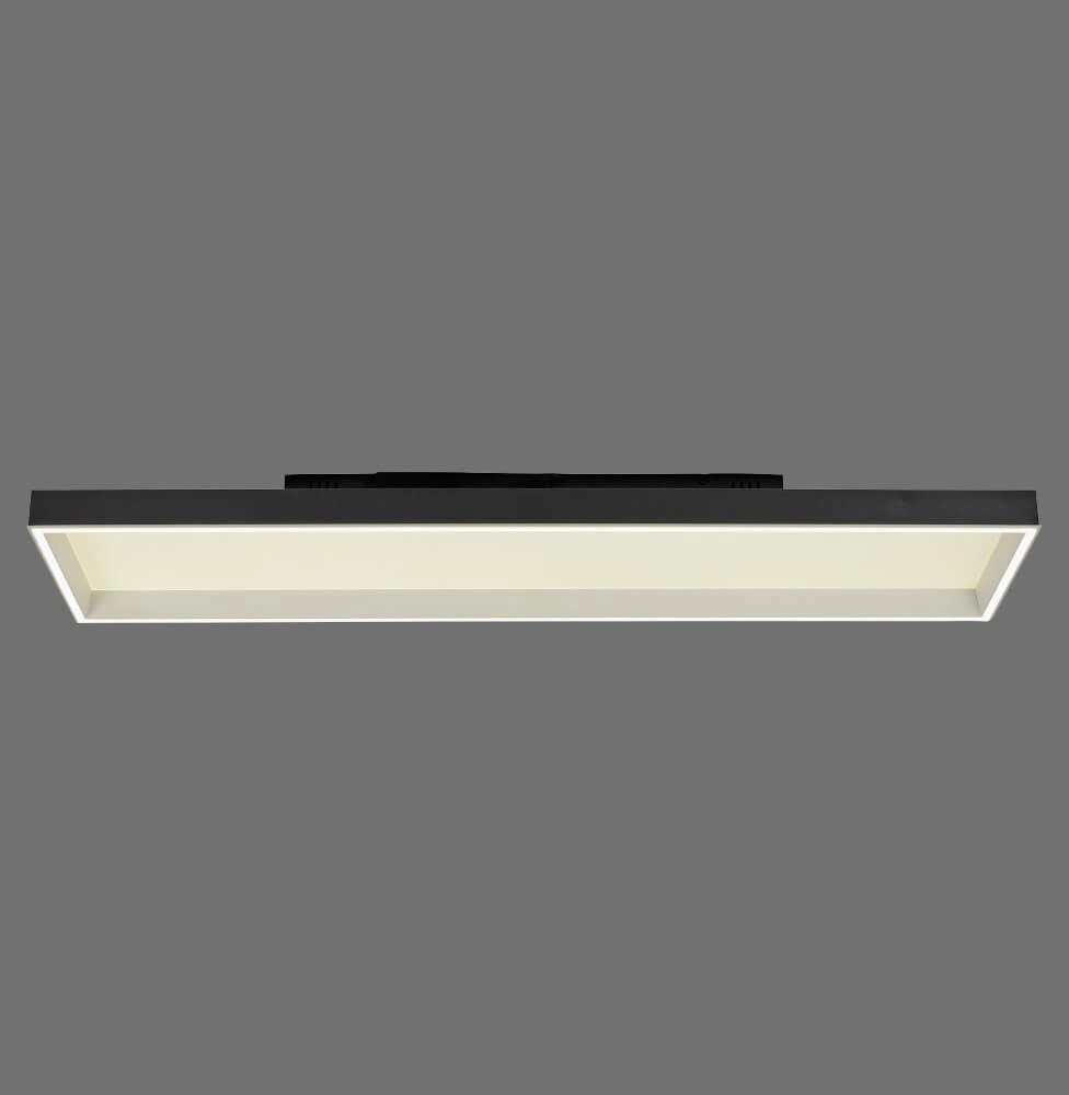 Schwarze Deckenleuchte Q-Magong rechteckig Paul Neuhaus 4012248384626