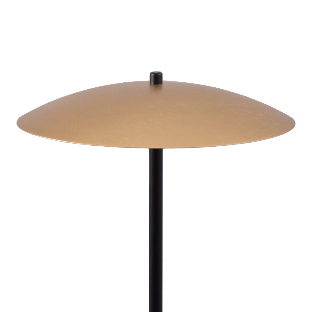 Tischlampe Scala schwarz mit goldener Ø 25 cm Masterlight 8718121316406