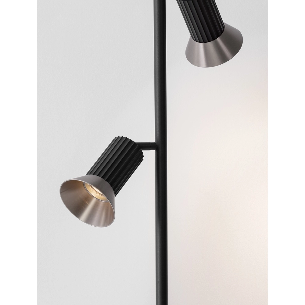 Design-Stehleuchte Luvia schwarz mit bronze Lyora 5212017475626