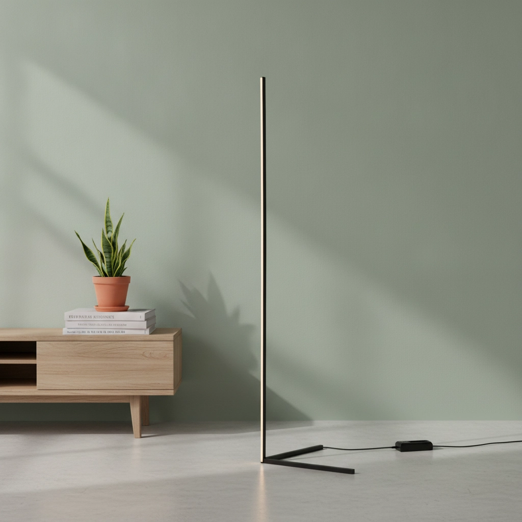 Stehlampe V-Line schwarz