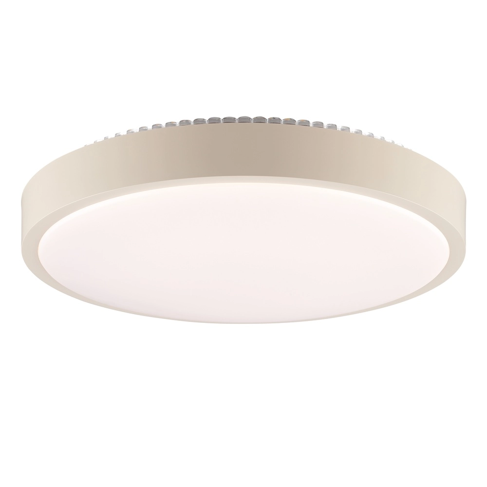 Deckenlicht Solistra Sandbraun mit weißem Ø 34,5 cm Brilliant 4004353477614