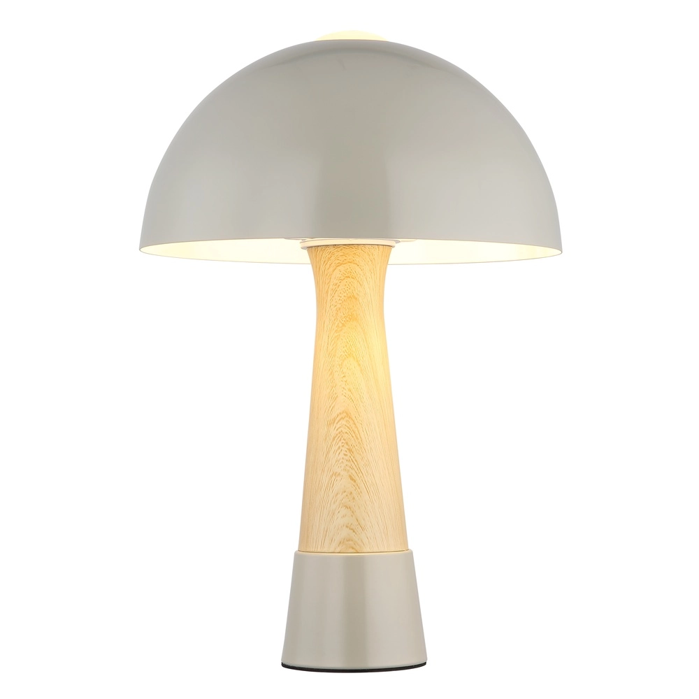 Einzigartige Tischlampe Paulin Ø 25cm grau Globo 9007371510801