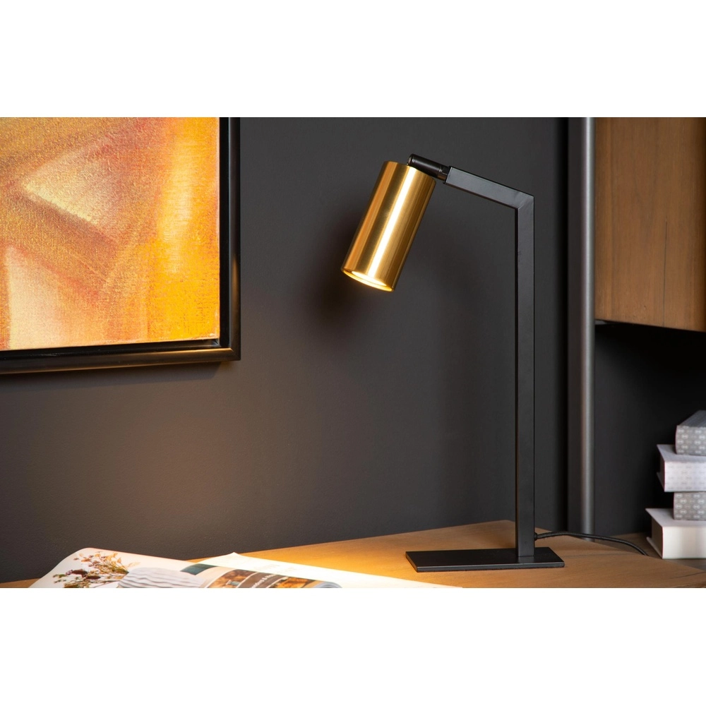 Schwarze Schreibtischlampe Sybil Konstruktion Lucide 5411212451781