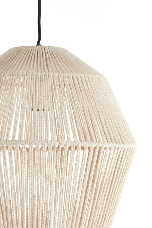 Skandinavische Pendelleuchte Deya creme Ø38cm Light & Living 8717807744953