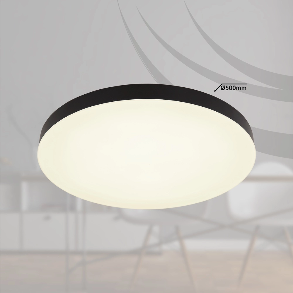 Deckenlicht Matthew Design schwarz Ø 50cm Globo 9007371453214