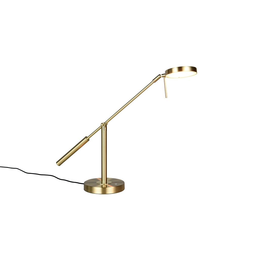 Schreibtischlampe Monza Messing Trio 4017807693294