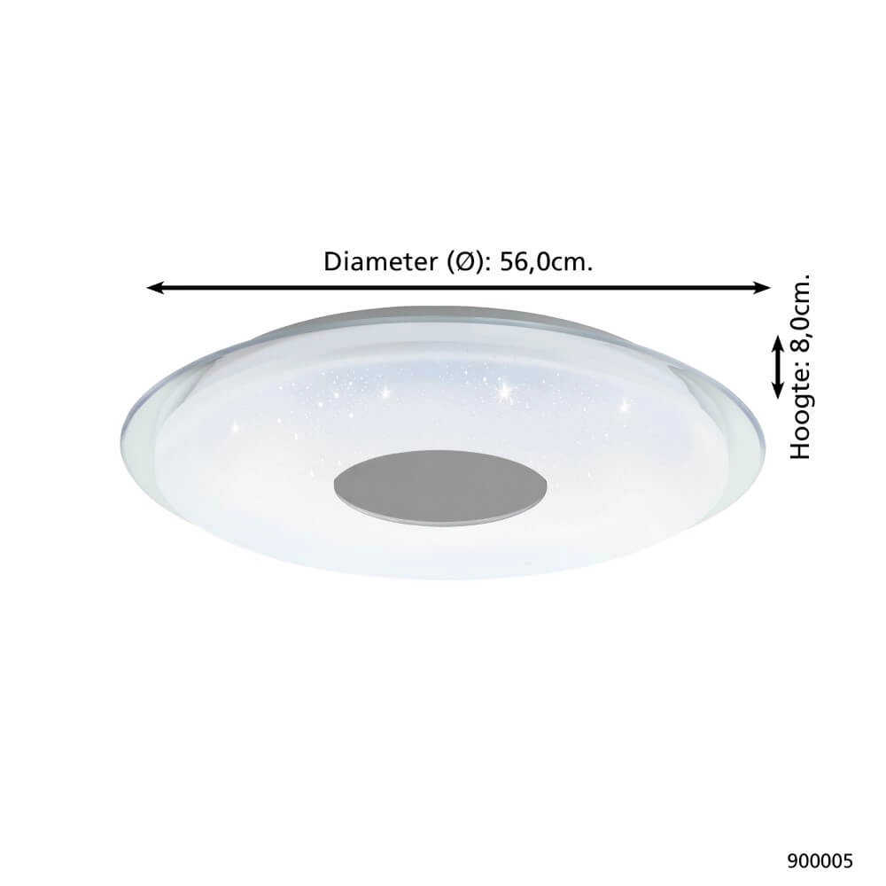 Deckenlampe Zigbee Lanciano-Z Ø 56cm Eglo 9008606221516