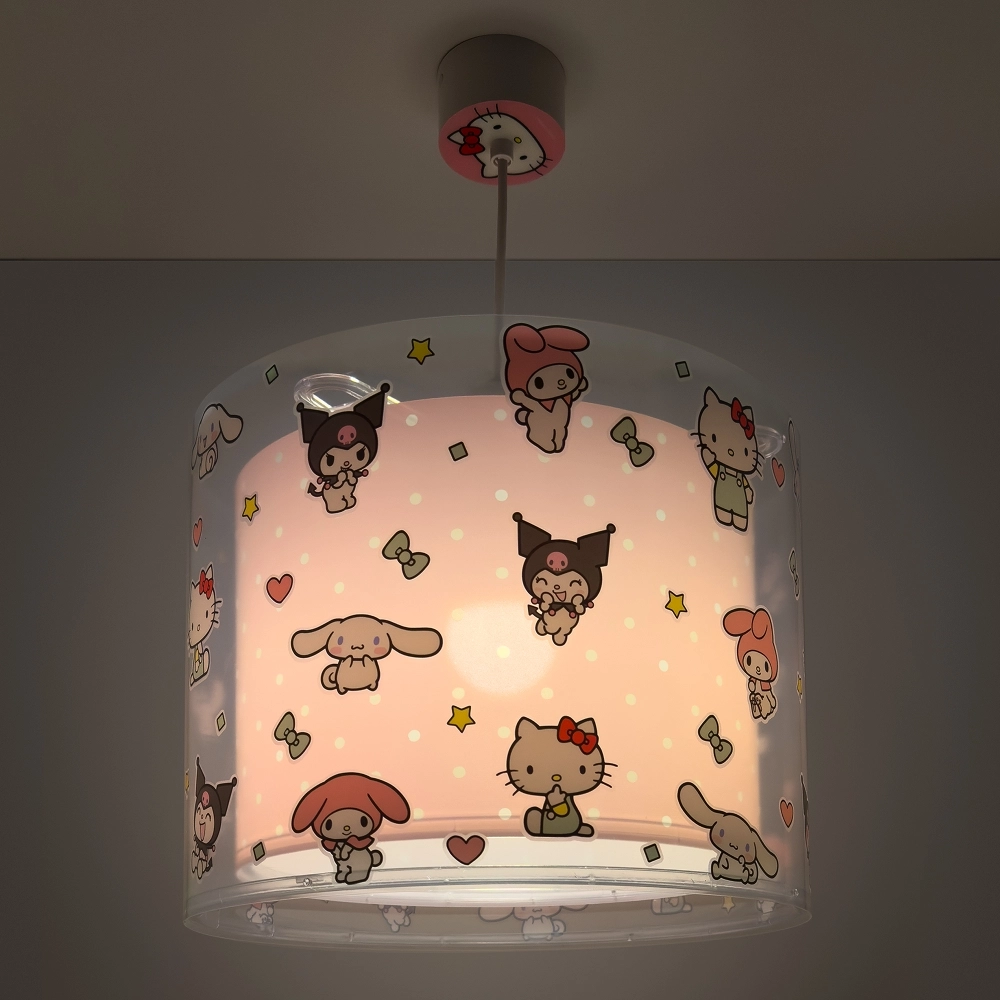 Pendelleuchte Hello Kitty & Friends rosa Dalber 8420406412528