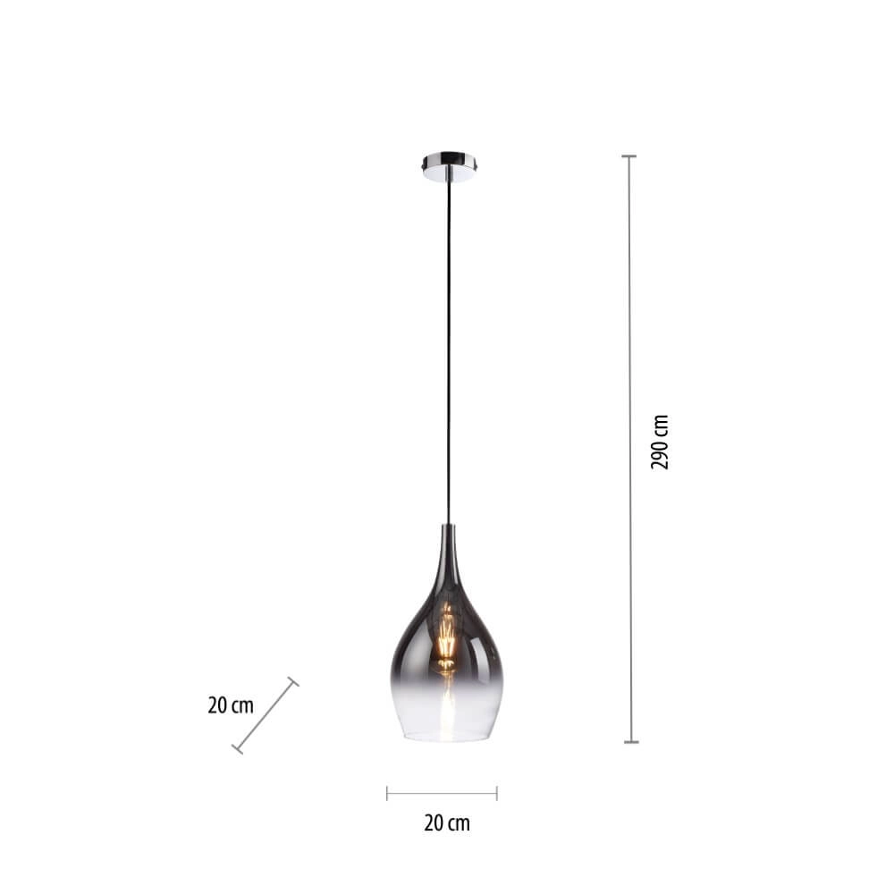 Moderne Hängelampe Pilua 1-Licht Paul Neuhaus 4012248366080