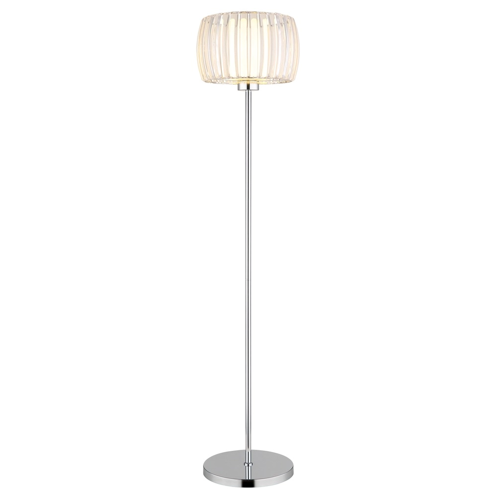 Stehlampe Maribel Chrom