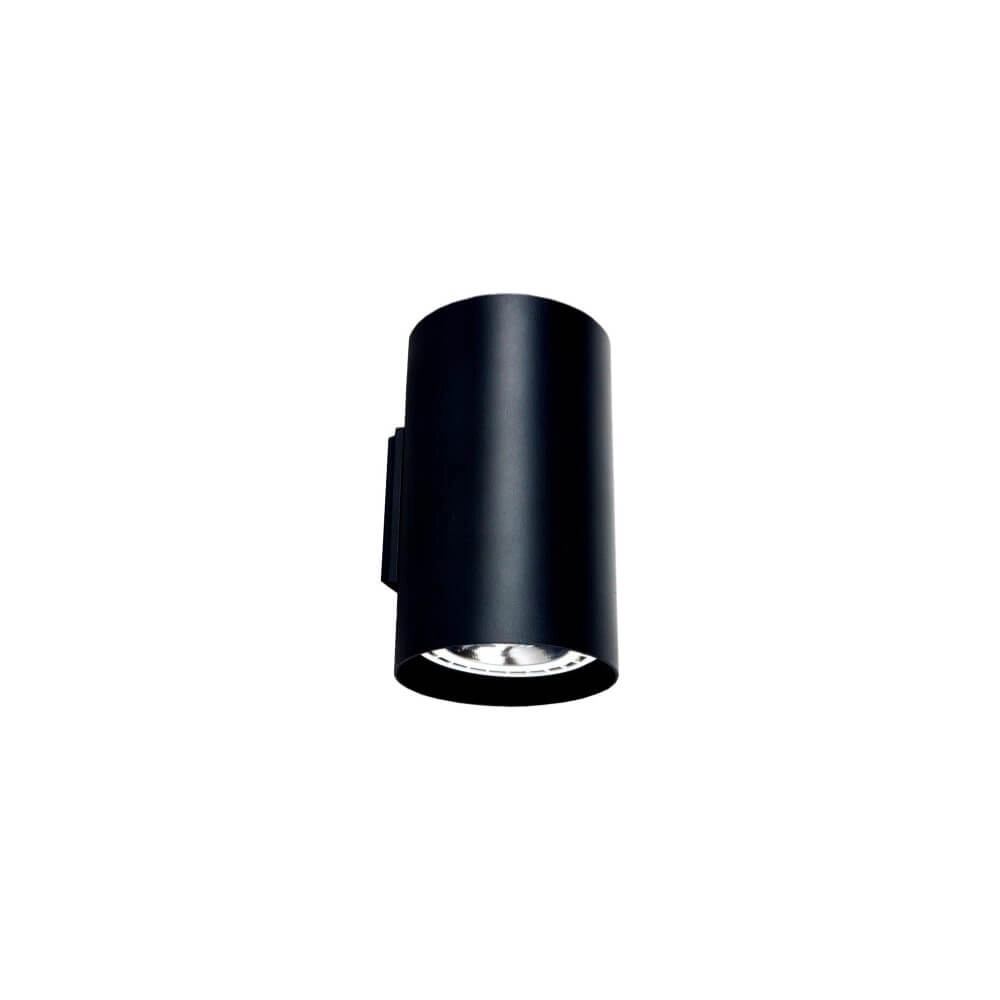 Schwarzer Wandstrahler Tube Lyora 5903139932097