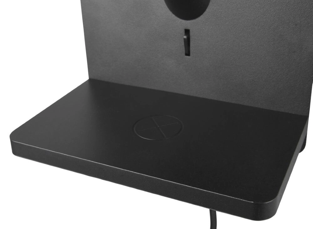 Schlankes Nachtlicht Comfort schwarz - mit USB Trio 4017807614763