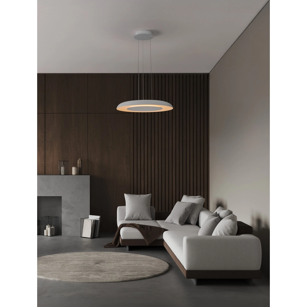 Moderne Pendelleuchte Epos Ø 60cm weiß Lyora 5212017463241