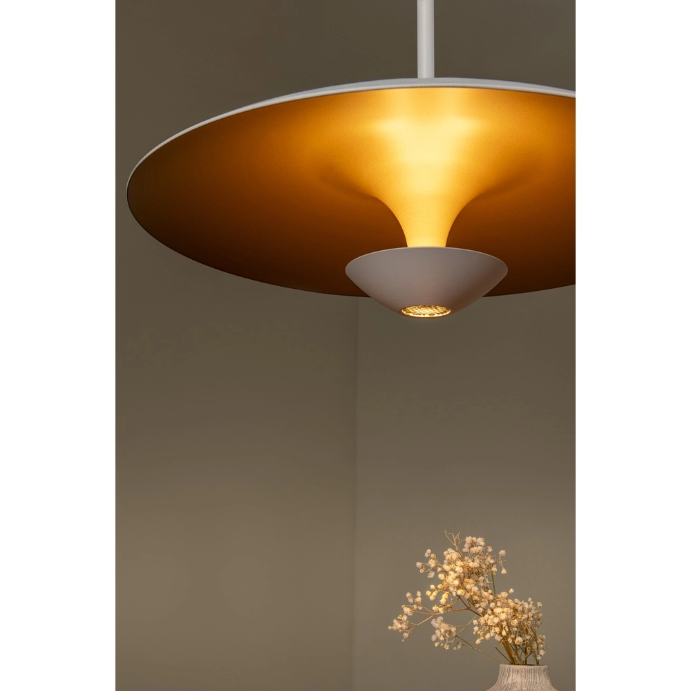 Design-Pendellampe Kenneth weiße Ø 40cm Premium by Lucide 5411212410474