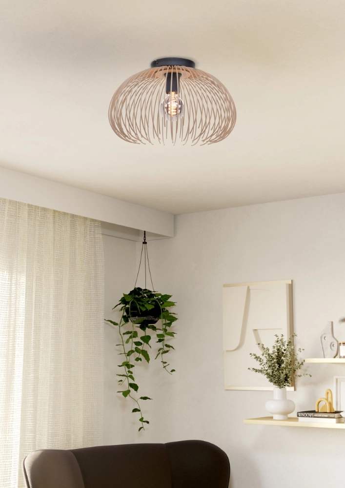 Design-Deckenleuchte Alhabia Ø 38,5cm sandbraun Stars of Light 9008606353071