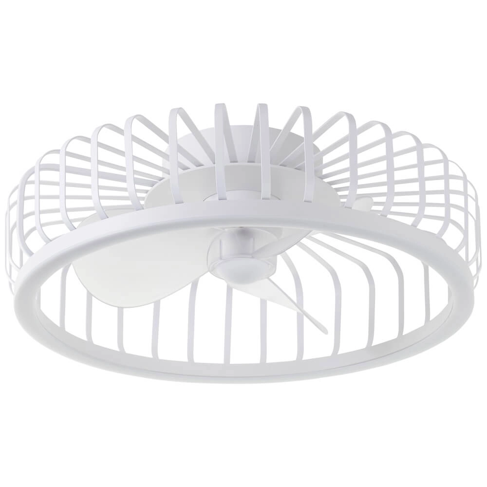 Drahtlampe Deckenventilator Capo weiß Brilliant 4004353453427