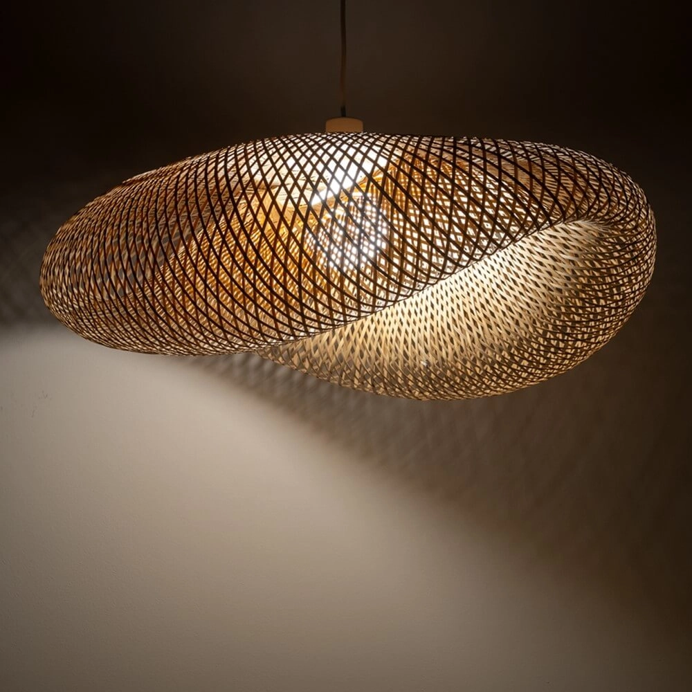 Pendelleuchte Havana L Rattan Ø 80cm Lyora 5903139113977