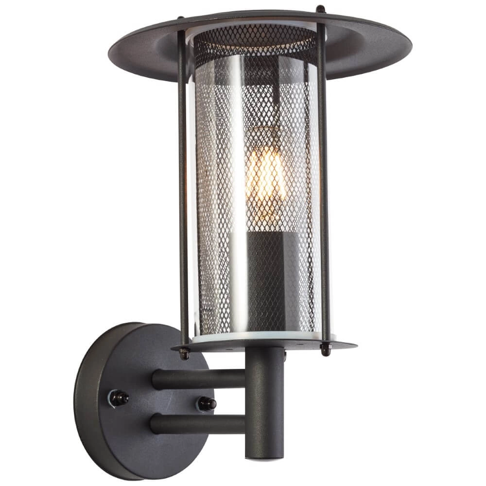 Schwarze Außenlampe Detroit