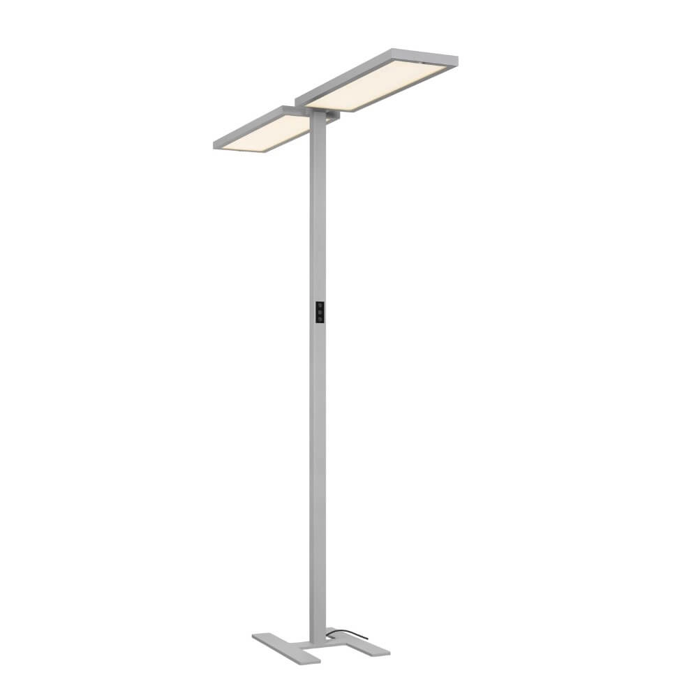 LED-Büro-Stehleuchte Worklight Pro grau - doppelt SLV 4024163277952