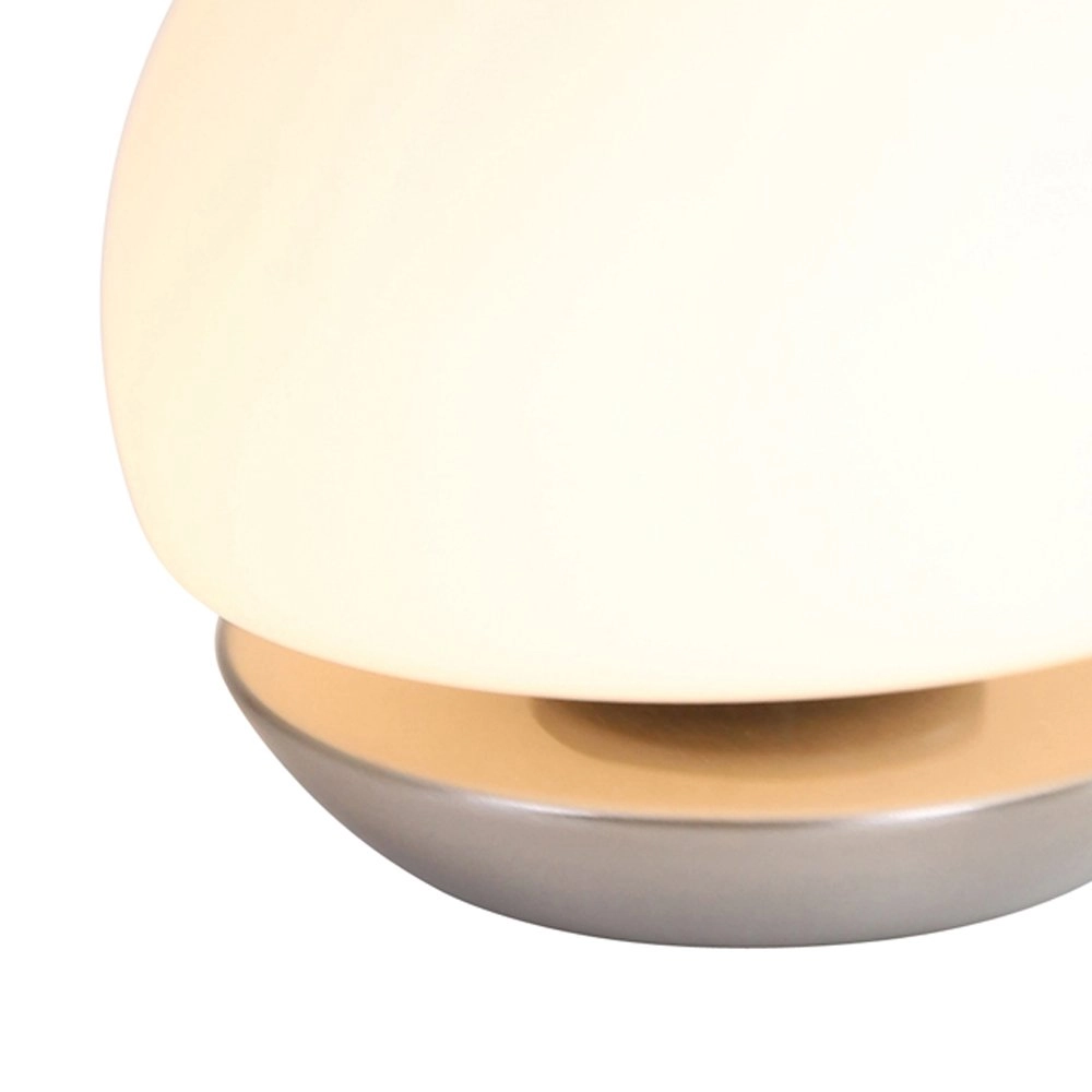 Tischlampe Ancilla 17 cm metallic-grau Steinhauer 8712746114331
