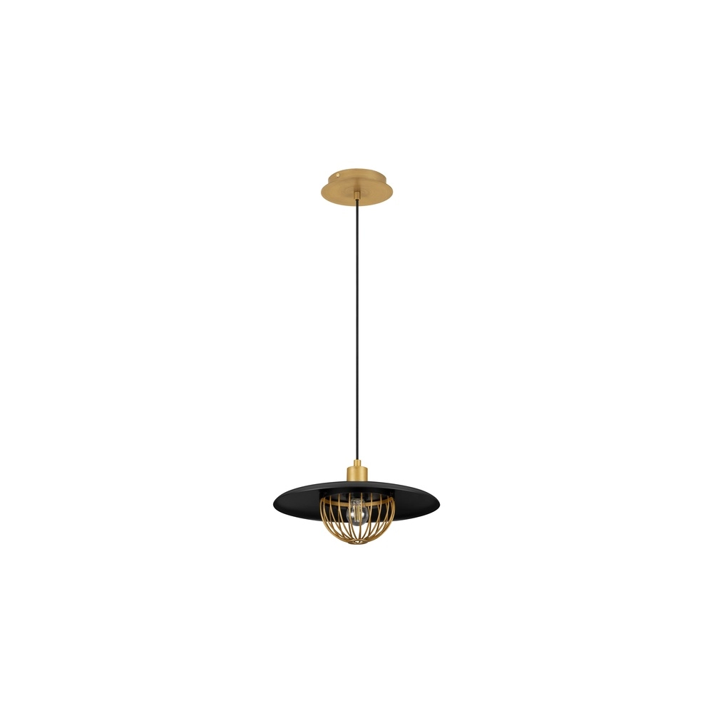 Pendelleuchte Fox schwarz mit gold Lyora 5212017433534