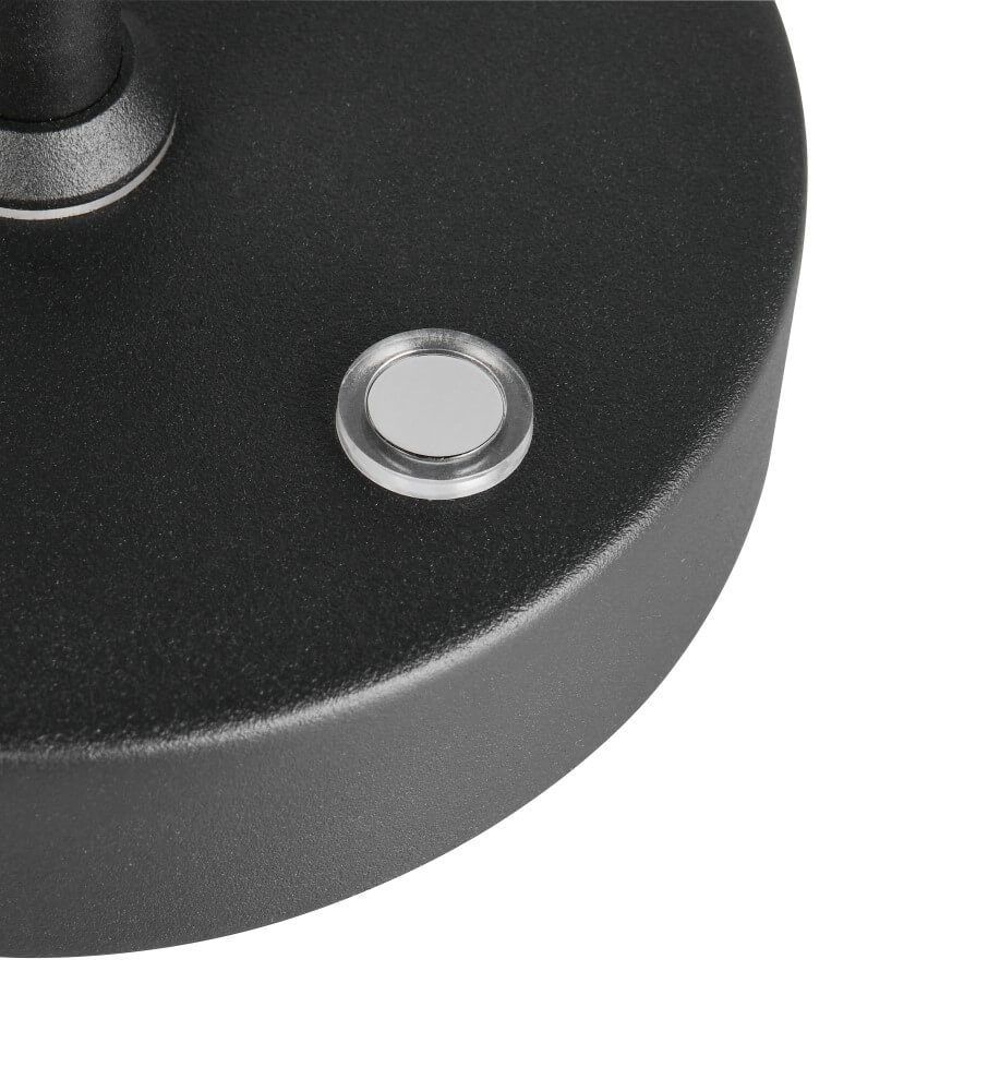 Schwarze Schreibtischlampe Moreno wiederaufladbar Trio 4017807617993