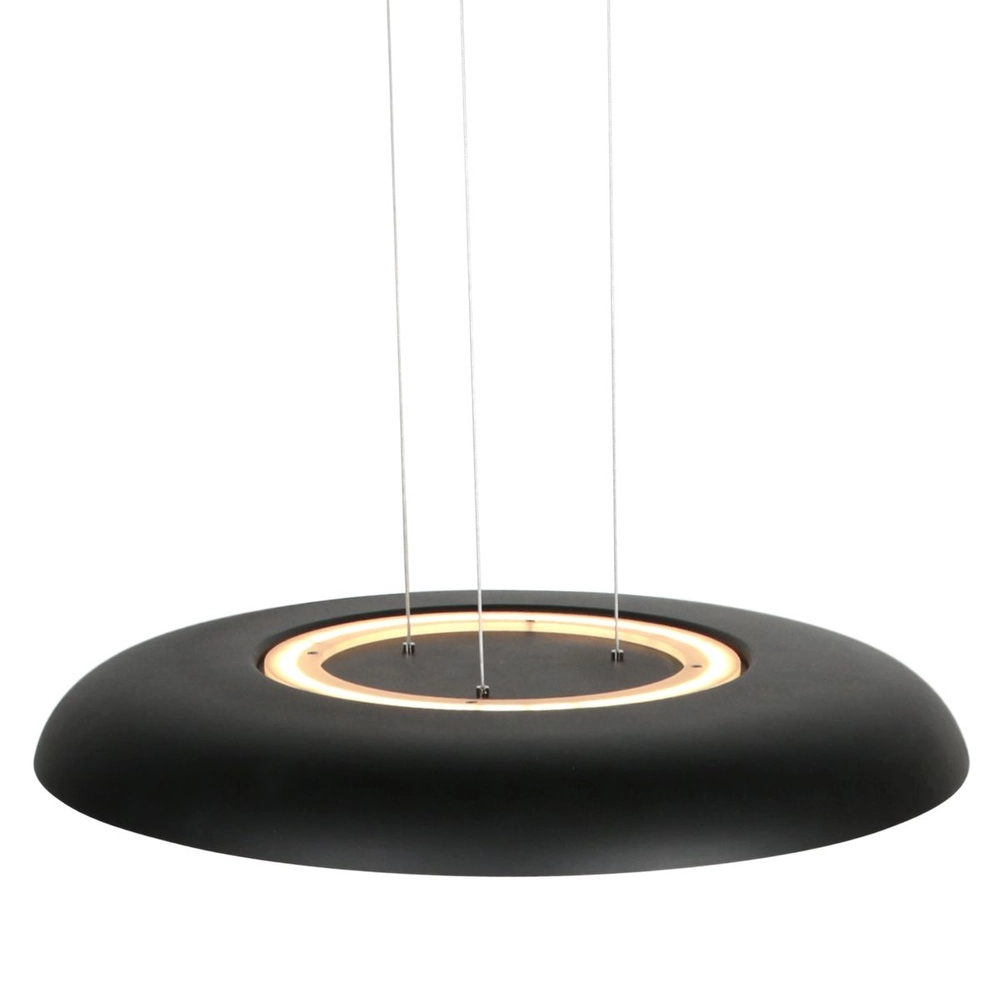 Pendelleuchte Golden Veil schwarz Ø 60cm Steinhauer 8712746180305
