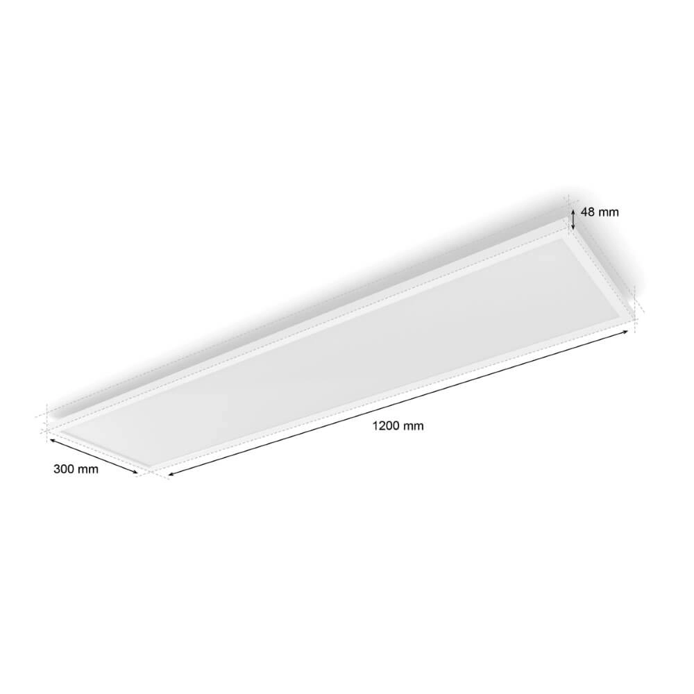 Deckenleuchte Hue Surimu - White and Color 120x30cm weiß Philips 8719514355057