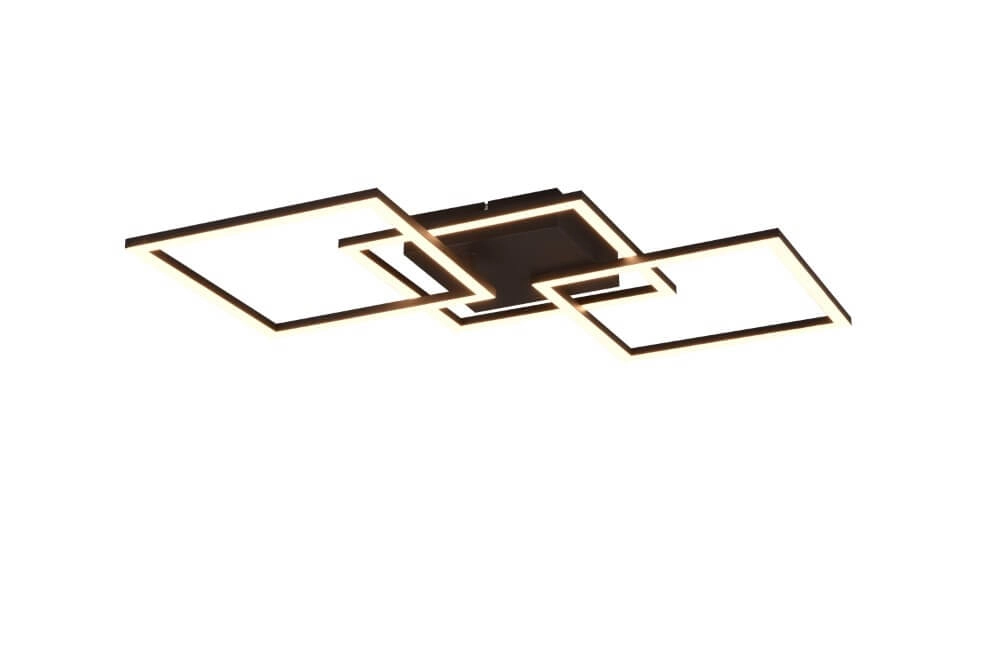 Schwarze Deckenlampe Trail Design Trio 4017807577129