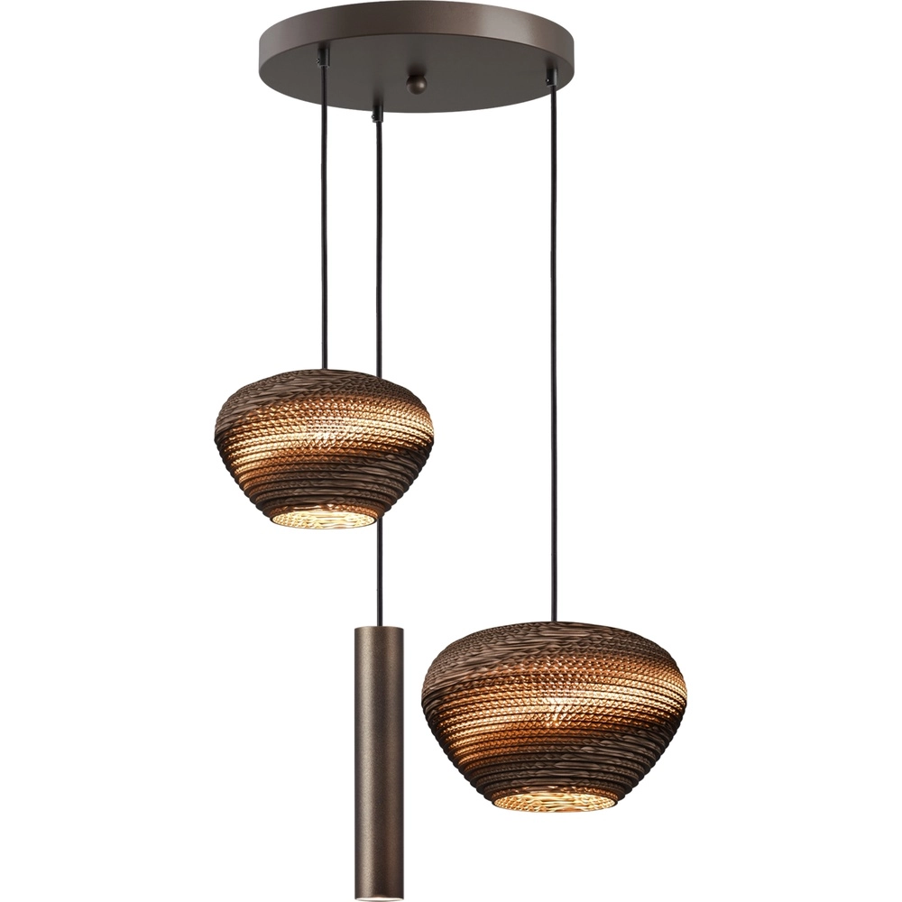 Vide Pendellampe Cartone mit Think Paper Hoods Masterlight 8718121390819