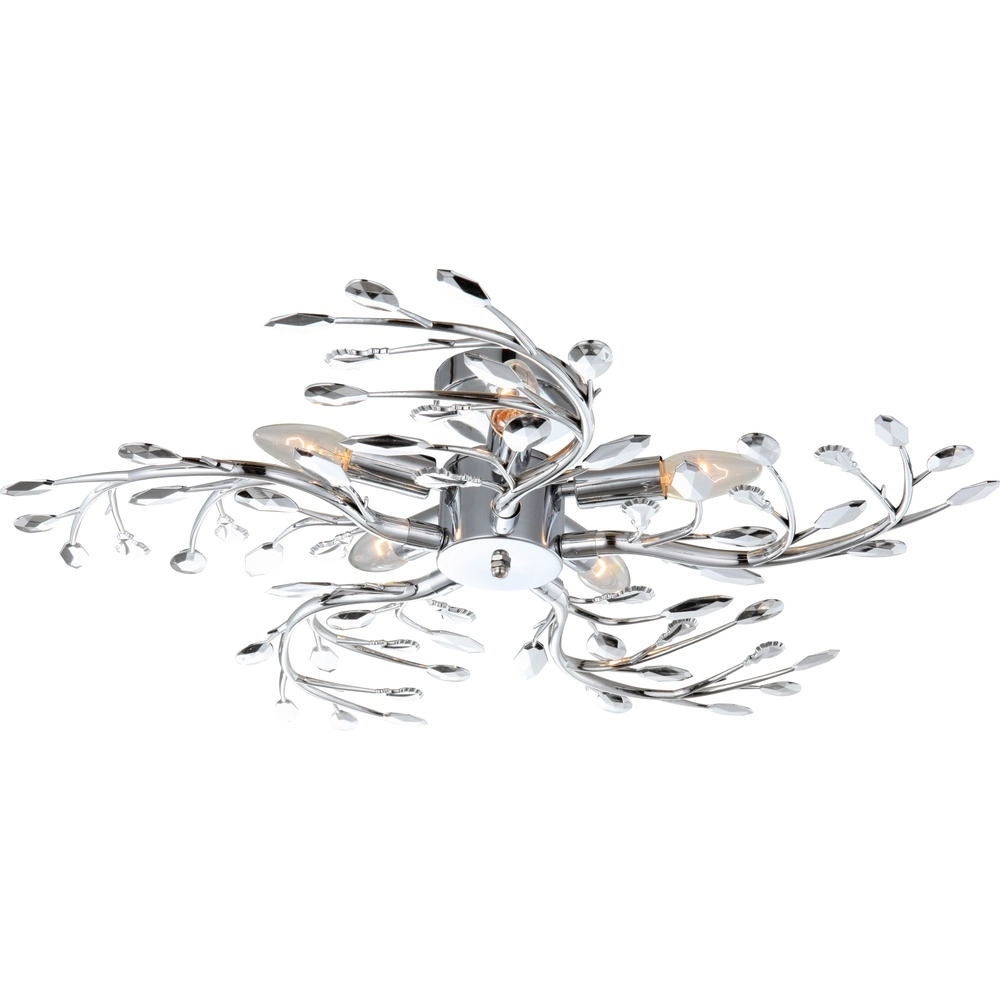 Deckenlampe Flash Chrom Ø 65 cm