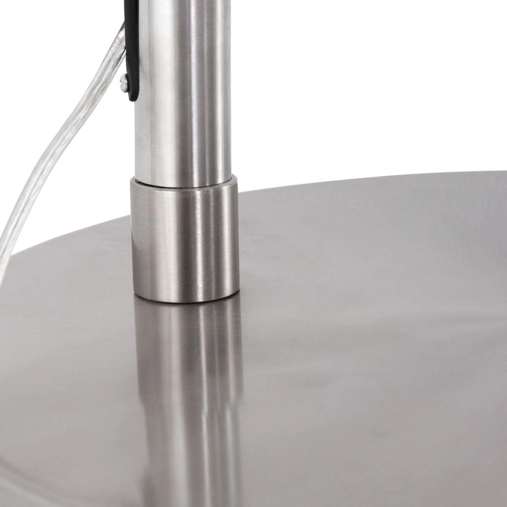Lichtbogenlampe Vela Lino mit schwarzem Farbton Ø60 cm Steinhauer 8712746183535