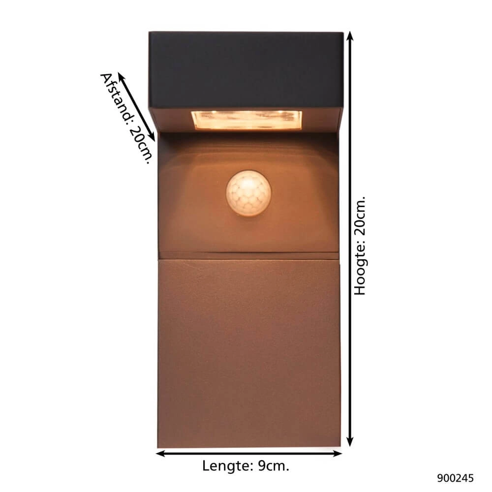 Solar-Wandleuchte Baracconi mit Sensor Eglo 9008606230006