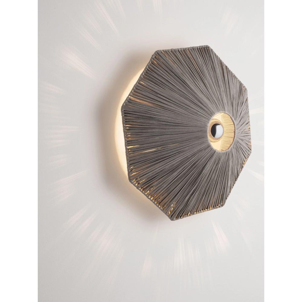 Wandlampe Elvio graue Ø 45cm Lyora 5212017493897