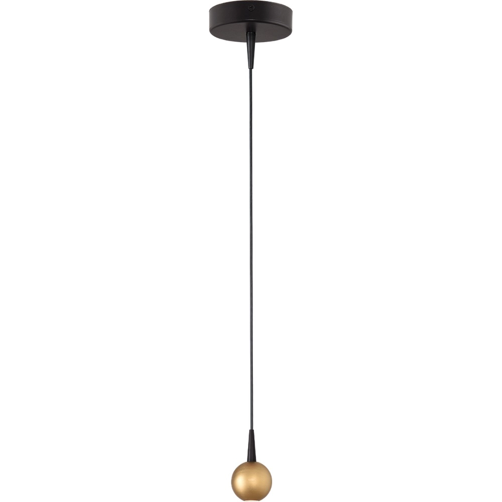 Pendellampe Talana schwarz mit goldener Ø 6 cm