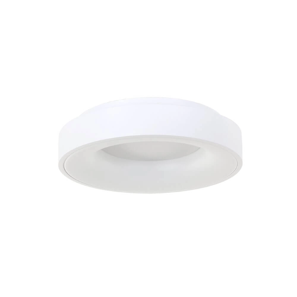 Weiße Deckenleuchte mit LED Ringlede Ø 30cm