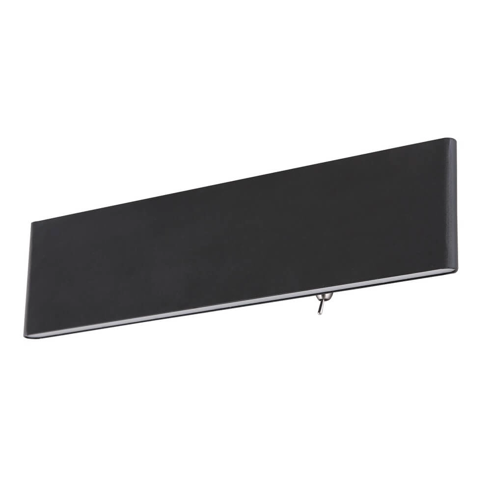 Design-Wandleuchte Siegfried M schwarz mit Schalter Globo 9007371414352