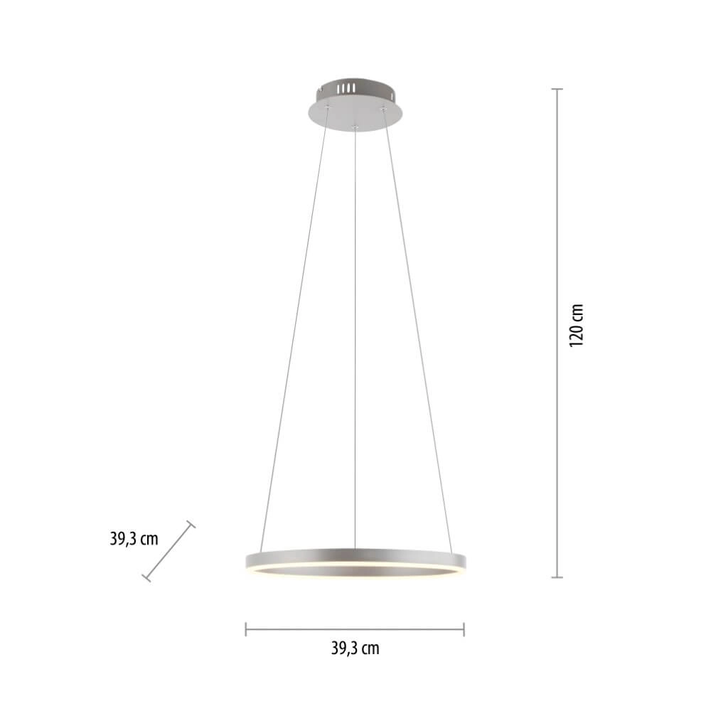 Hängelampe Ritus Aluminium Just Light 4043689983499