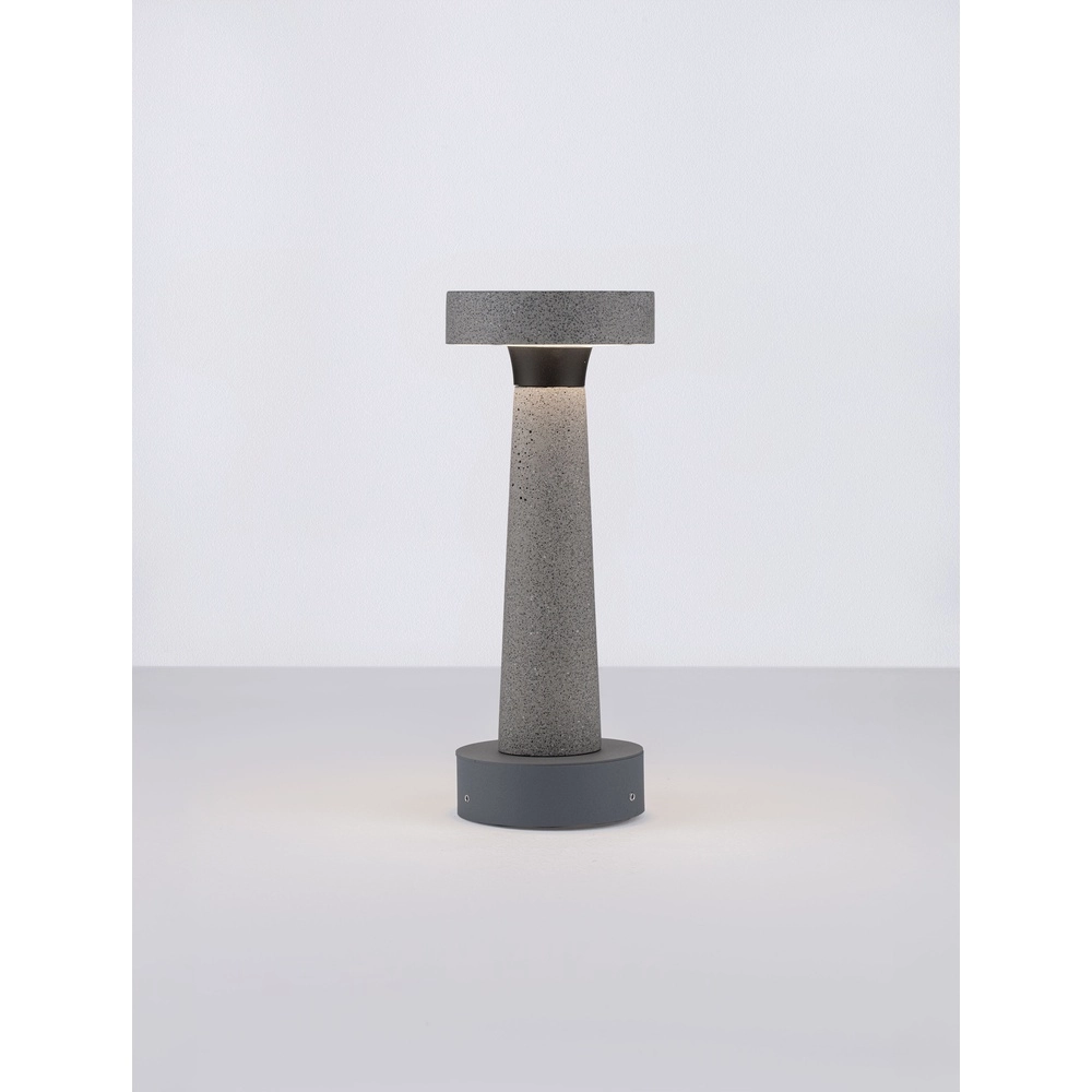 Gartenleuchte Cram Beton grau 30cm Lyora 5212017454676