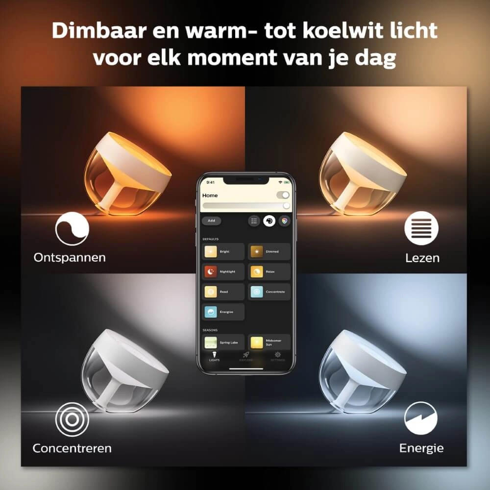 Uplight Hue Iris - White and color Chrom Philips 8719514411524