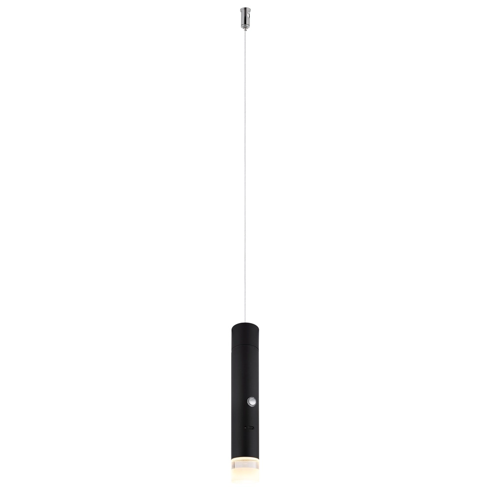 Elegante Pendellampe Pelo Schwarz