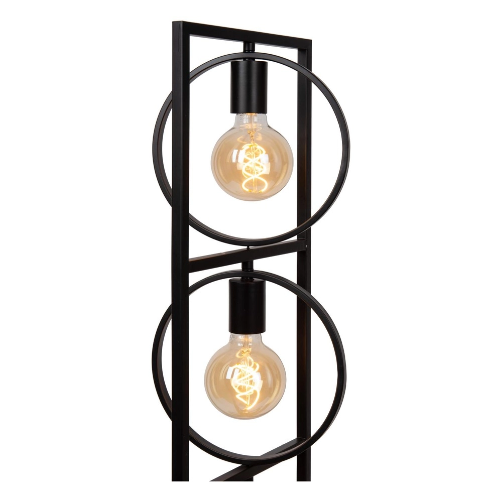 Einzigartige Stehlampe Suus 3-Licht Schwarz Lucide 5411212010896