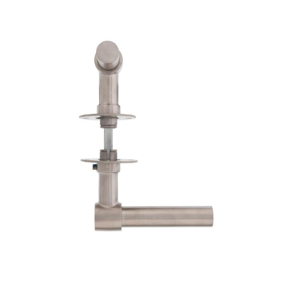 Türgriff Modell L/T Krucko mit flacher Rosette 2mm Edelstahl Intersteel 8714186461419