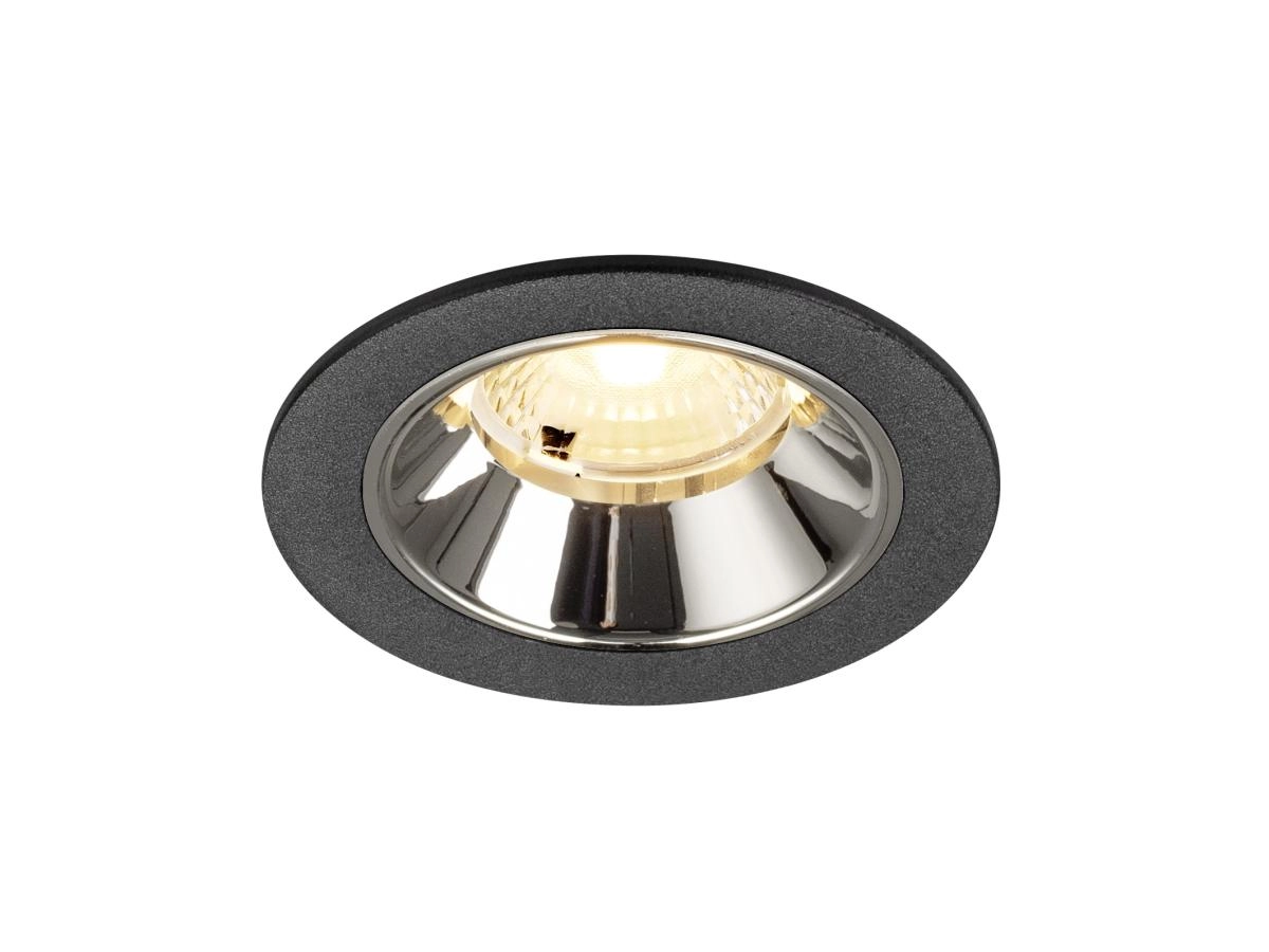 Einbau-Strahler Numinos S schwarz/chrom 3000K - 40gr SLV 4024163312981