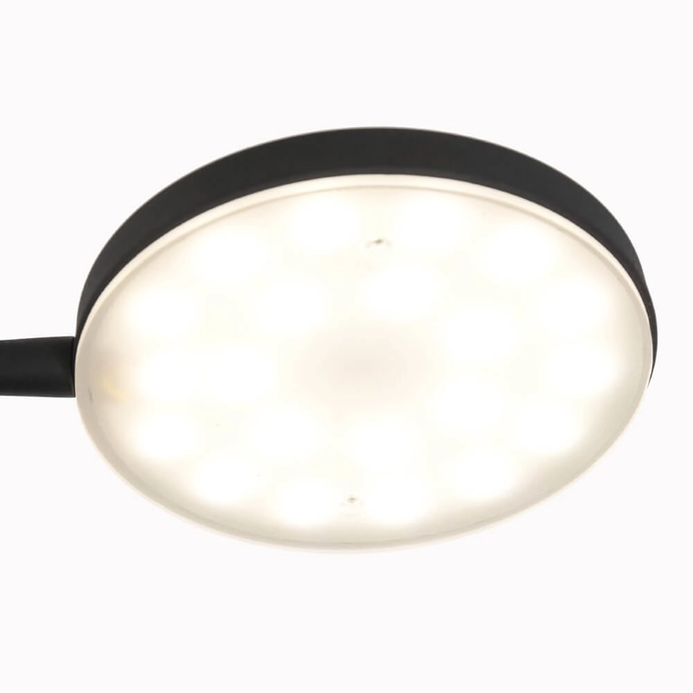 Flexible LED-Leselampe Platu Schwarz Steinhauer 8712746151510