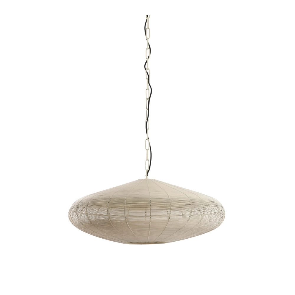 Pendellampe Bahoto weiße Ø 60cm Light & Living 8717807705299