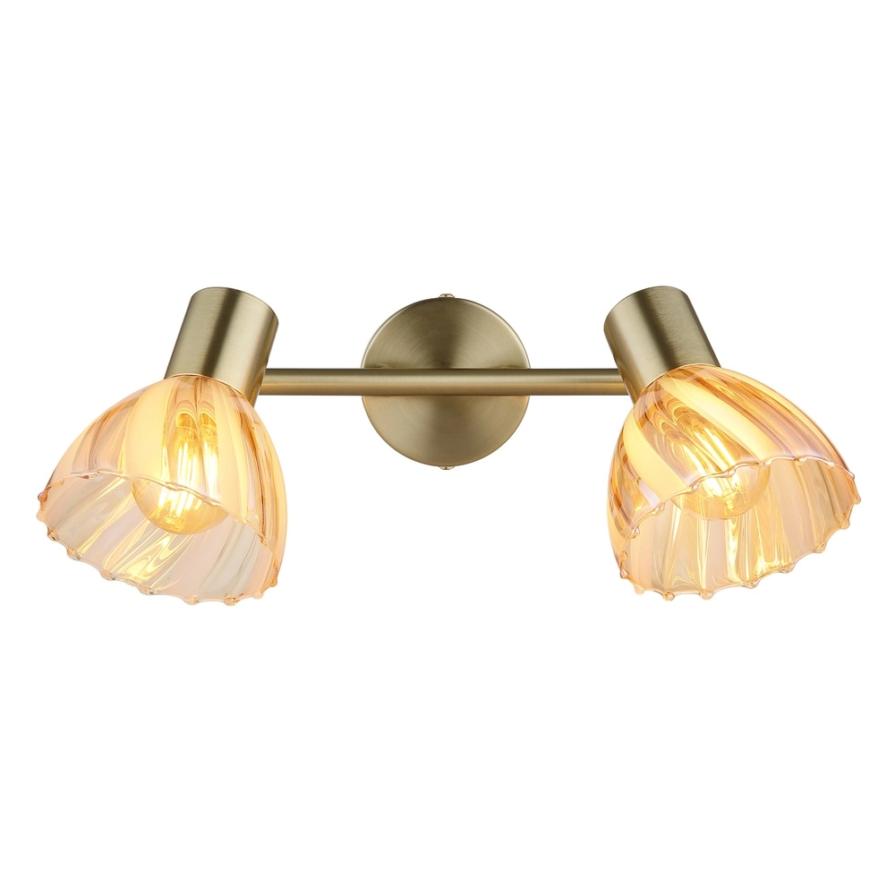 Deckenlampe 2-Leuchten Zachery Gold Globo 9007371533497