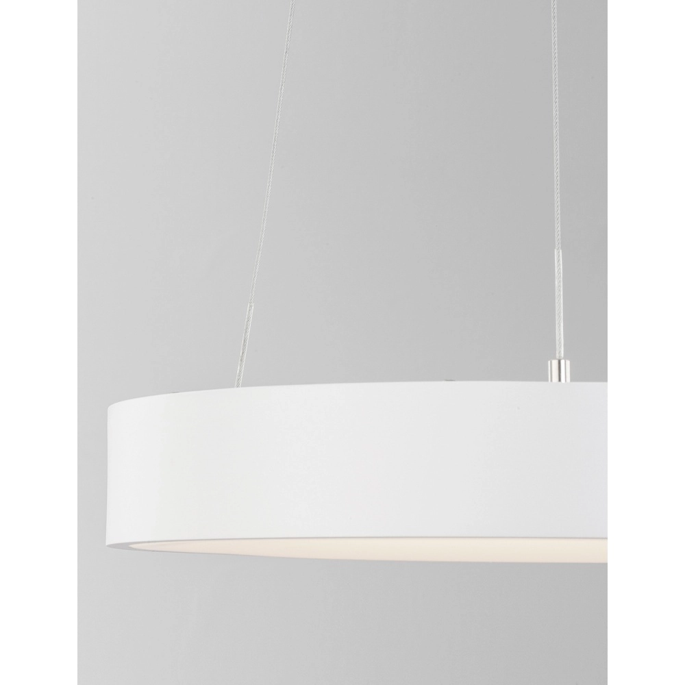 Pendelleuchte Rando Thin weiß Ø 38cm Lyora 5212017420145