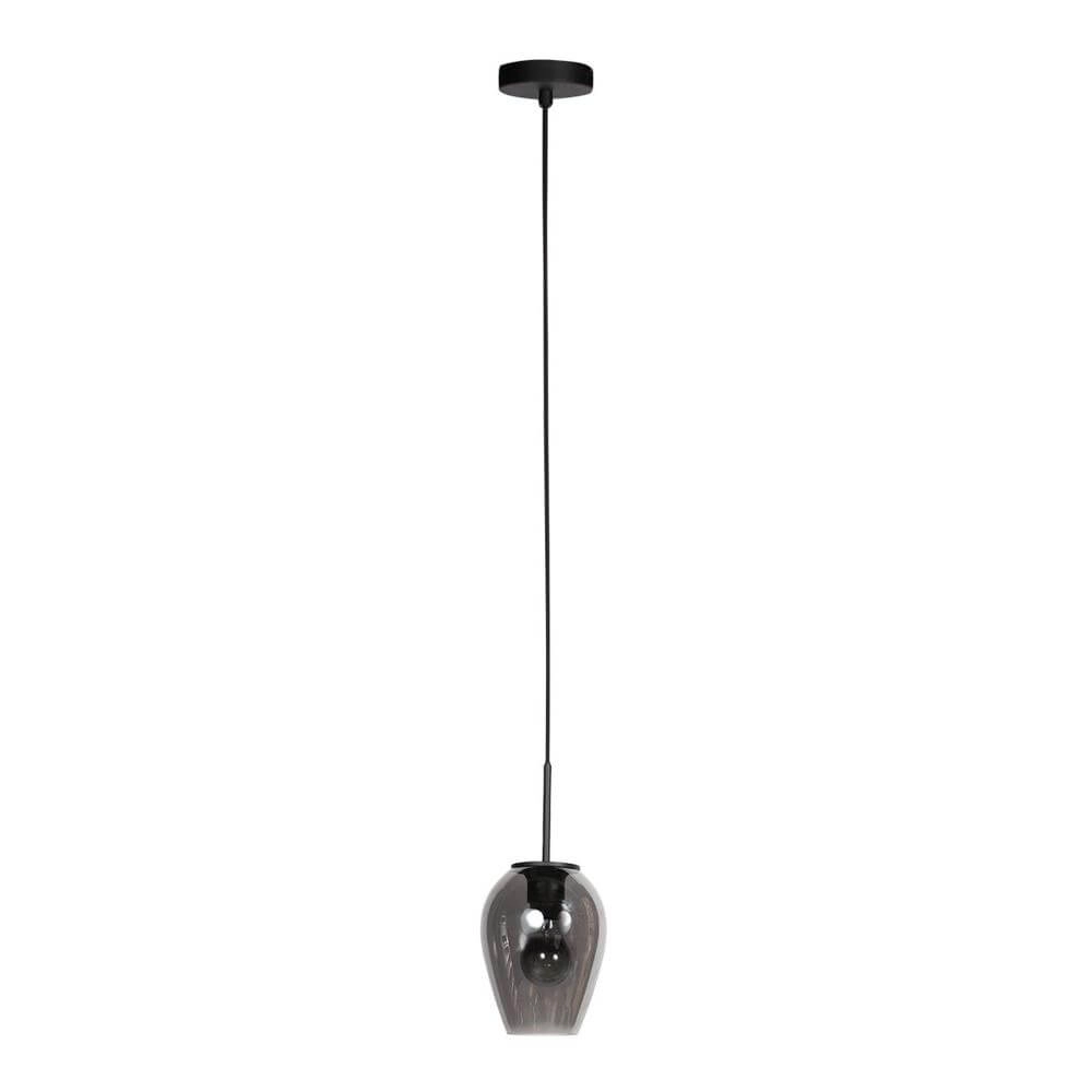 Pendelleuchte HaloSwap mit 1 Rauchglas Ø 15cm Steinhauer 8712746179712