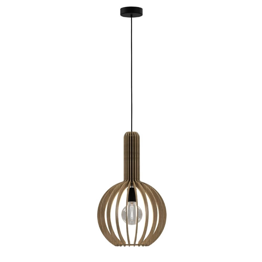 Hängelampe aus Holz Velasco Ø 31cm